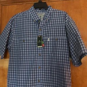 Blue NWT short sleeve GH Bass &Co
